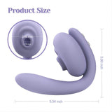 2-in-1 Clitoris Sucking Vibrator & G-spot Vibrator