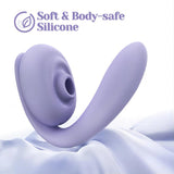 2-in-1 Clitoris Sucking Vibrator & G-spot Vibrator