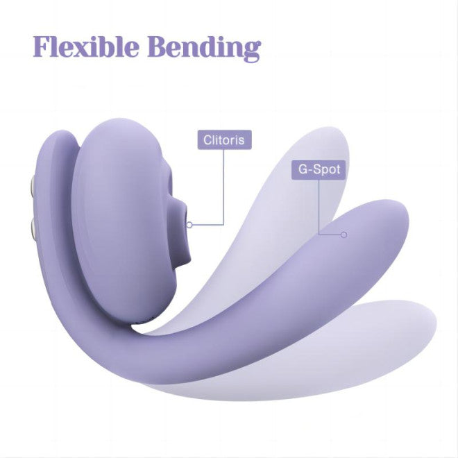 2-in-1 Clitoris Sucking Vibrator & G-spot Vibrator