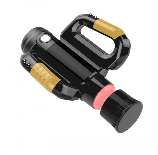 Double Handle Aircraft Cup Fully Automatic Retractable Rotating Male Masturbator