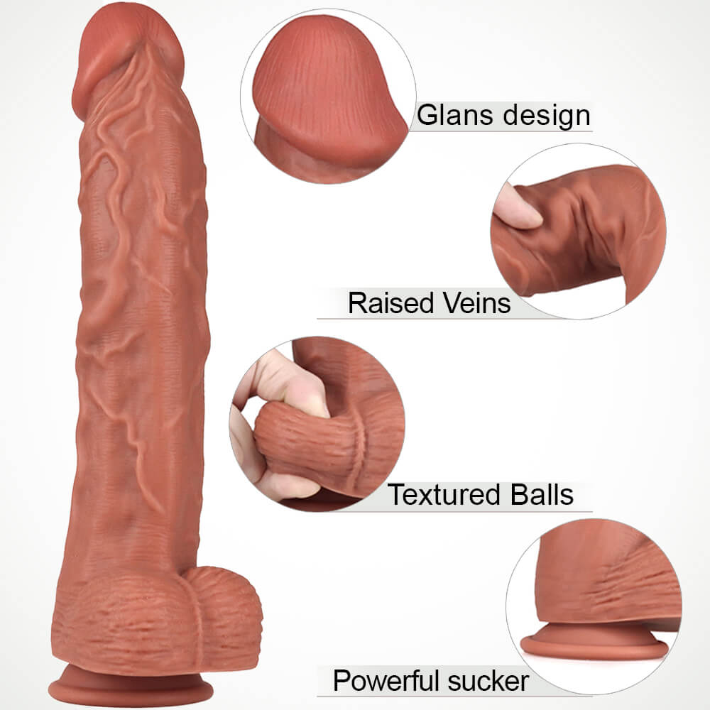 12.6" Realistic Dildo Large Size Anal Dildo