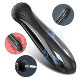 Micro-current Electric Shock Bullet-shaped Vibrator Masturbator