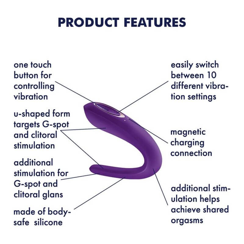 Satisfyer Dual Classic Companion Vibrator Wearable Masturbator