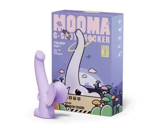 Cute Mammoth Rotating Heated G-Spot Massager - Purple