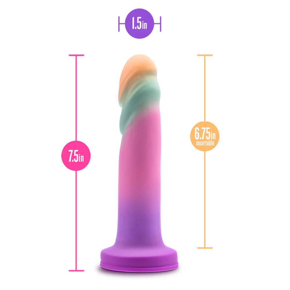 Blush 7.5 Inch Dildo Silicone Butt Plug