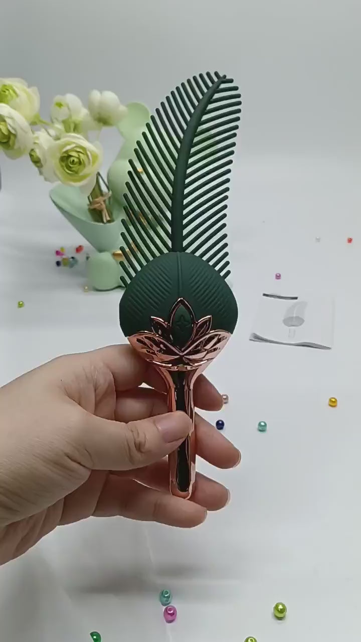 Peacock Feather Clitoral Stimulator