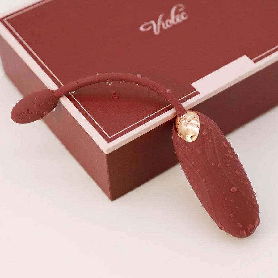 Weibliches vibrierendes Ei mit variabler Frequenz und Fernbedienung