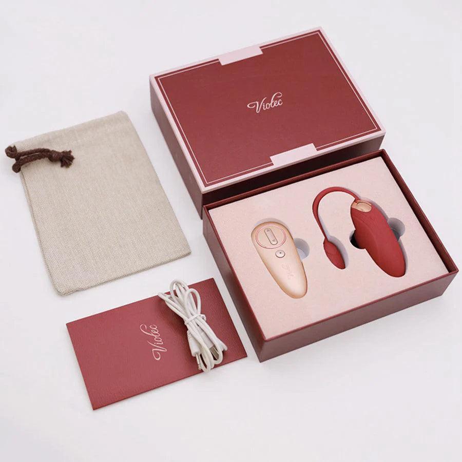 Weibliches vibrierendes Ei mit variabler Frequenz und Fernbedienung