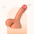 Soft Dildo Huge Testicles Female Dildo