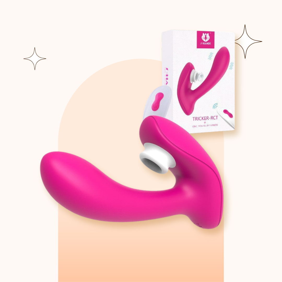 Tragbarer Vibrator mit Fernbedienung für Damen