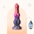 9.4 Inch Squirt Wolf Dildo with Powerful Suction Cup