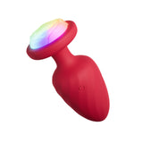 Ruby 10 Vibrating Light-Up Led Butt Plugs