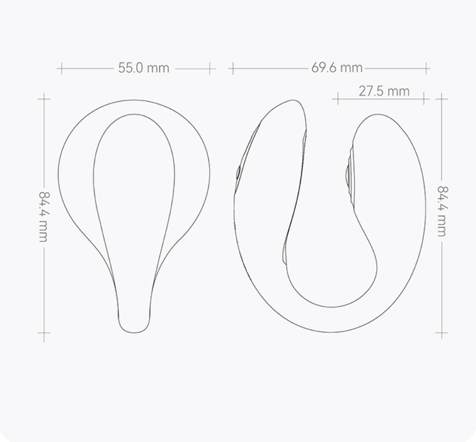 Dual-control Female AI Version Wearable Vibrator