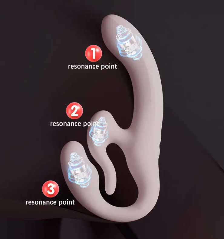 C-spot Double-Headed Dildo Female Vibrator